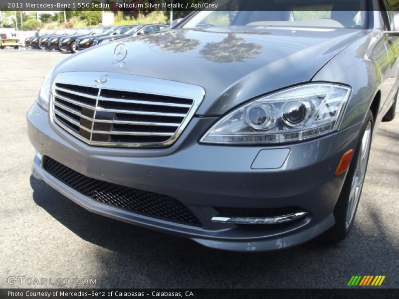 Palladium Silver Metallic / Ash/Grey 2013 Mercedes-Benz S 550 Sedan