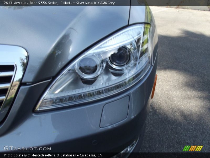 Palladium Silver Metallic / Ash/Grey 2013 Mercedes-Benz S 550 Sedan