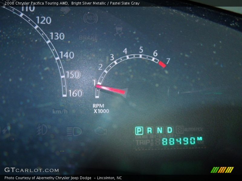 Bright Silver Metallic / Pastel Slate Gray 2008 Chrysler Pacifica Touring AWD