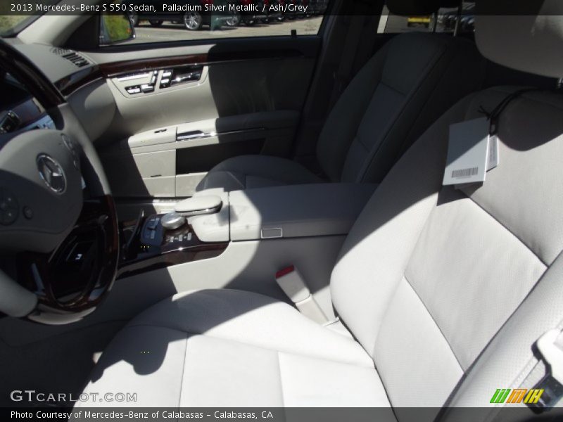 Palladium Silver Metallic / Ash/Grey 2013 Mercedes-Benz S 550 Sedan