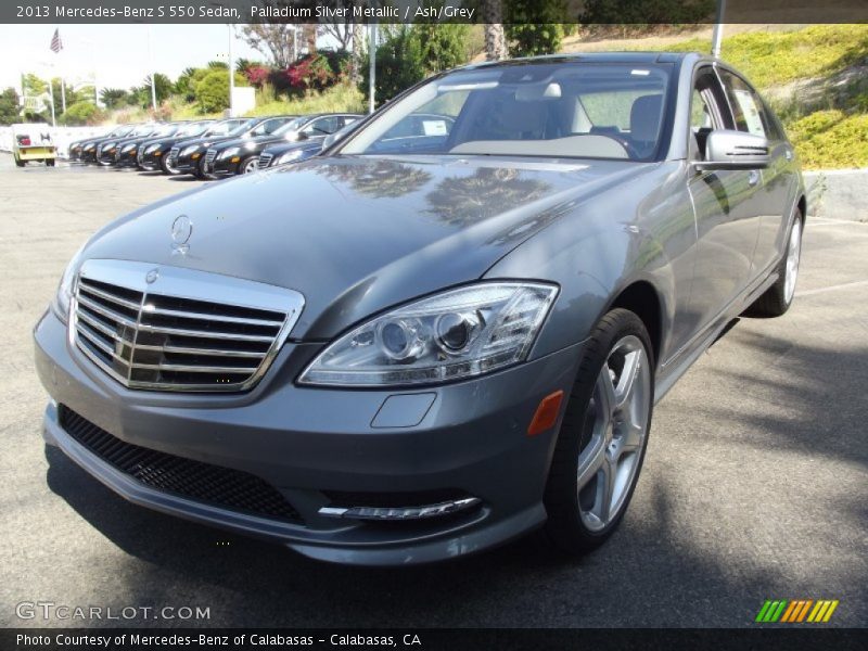 Palladium Silver Metallic / Ash/Grey 2013 Mercedes-Benz S 550 Sedan