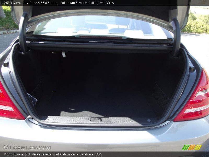 Palladium Silver Metallic / Ash/Grey 2013 Mercedes-Benz S 550 Sedan