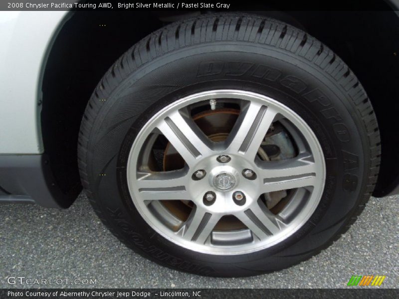 Bright Silver Metallic / Pastel Slate Gray 2008 Chrysler Pacifica Touring AWD