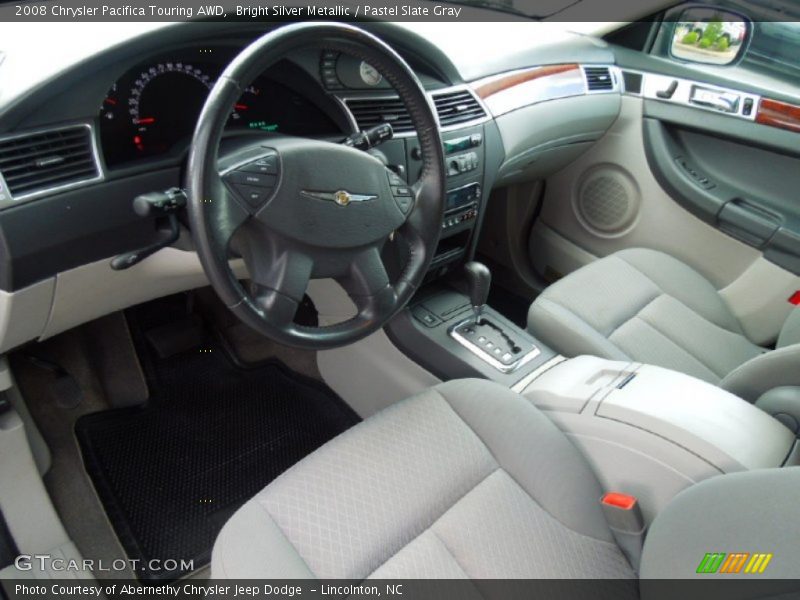 Bright Silver Metallic / Pastel Slate Gray 2008 Chrysler Pacifica Touring AWD