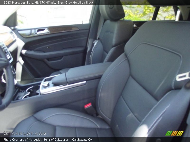 Steel Grey Metallic / Black 2013 Mercedes-Benz ML 350 4Matic