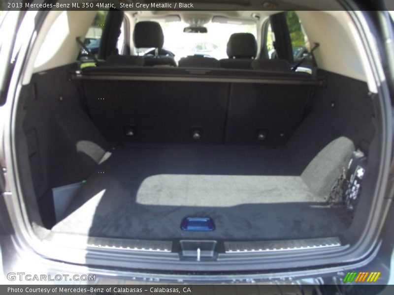 Steel Grey Metallic / Black 2013 Mercedes-Benz ML 350 4Matic