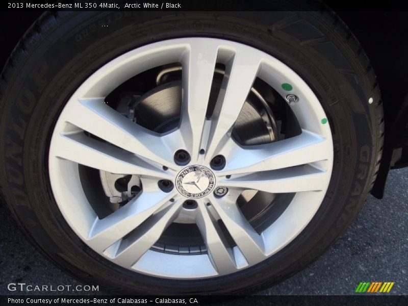Arctic White / Black 2013 Mercedes-Benz ML 350 4Matic