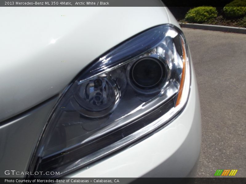 Arctic White / Black 2013 Mercedes-Benz ML 350 4Matic