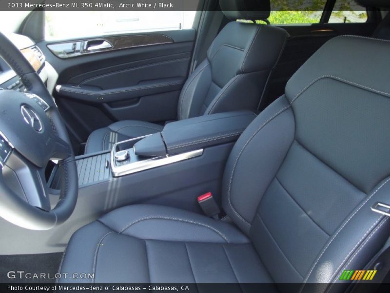 Arctic White / Black 2013 Mercedes-Benz ML 350 4Matic
