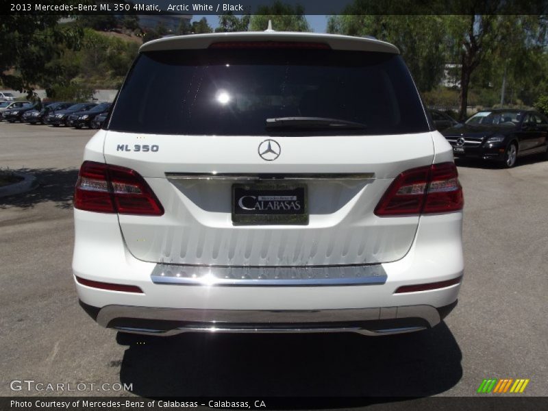 Arctic White / Black 2013 Mercedes-Benz ML 350 4Matic