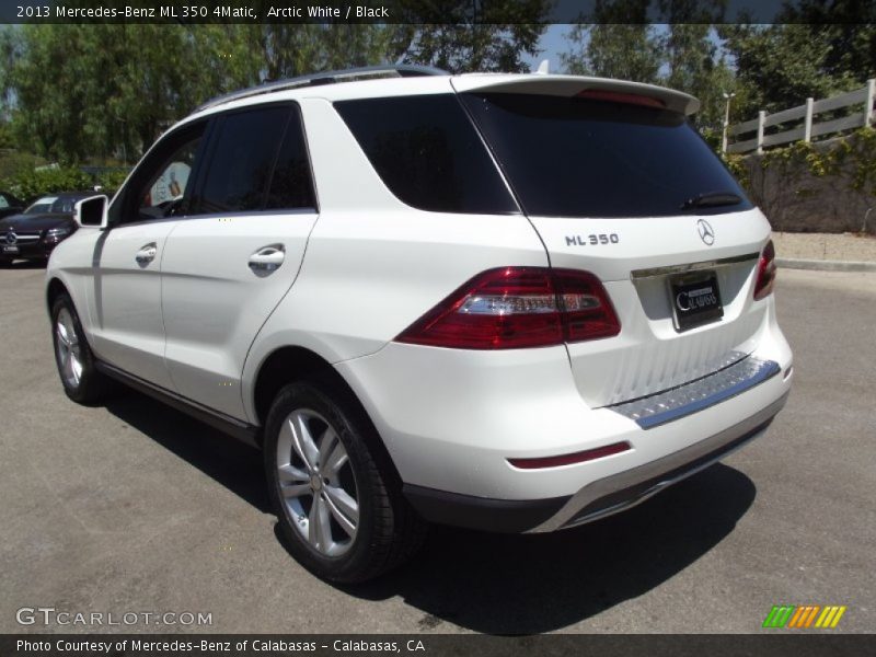 Arctic White / Black 2013 Mercedes-Benz ML 350 4Matic