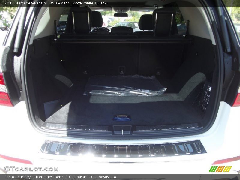 Arctic White / Black 2013 Mercedes-Benz ML 350 4Matic