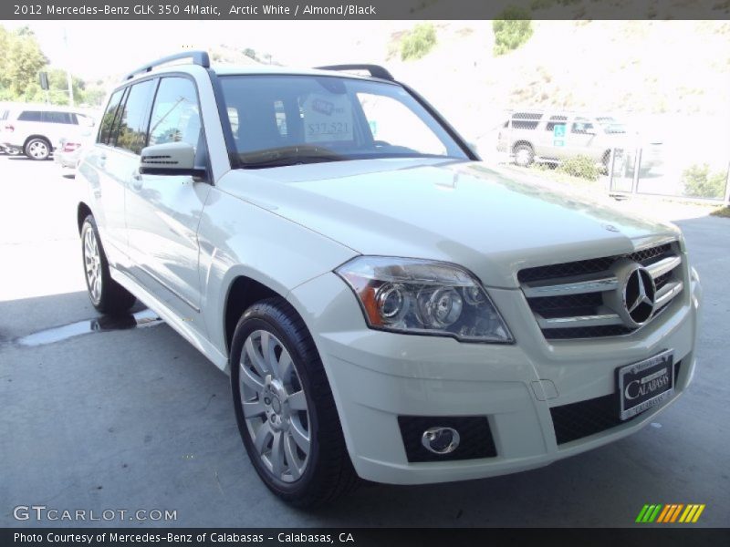 Arctic White / Almond/Black 2012 Mercedes-Benz GLK 350 4Matic