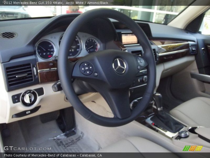 Arctic White / Almond/Black 2012 Mercedes-Benz GLK 350 4Matic