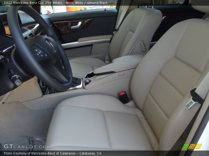 Arctic White / Almond/Black 2012 Mercedes-Benz GLK 350 4Matic