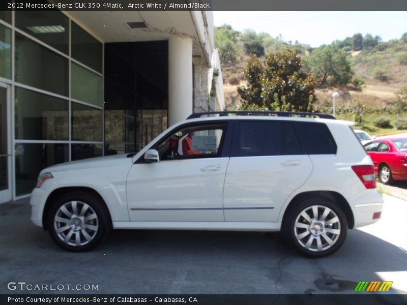 Arctic White / Almond/Black 2012 Mercedes-Benz GLK 350 4Matic