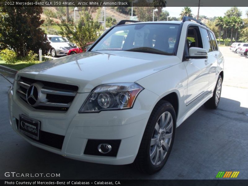 Arctic White / Almond/Black 2012 Mercedes-Benz GLK 350 4Matic