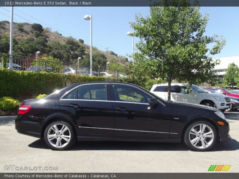 Black / Black 2012 Mercedes-Benz E 350 Sedan