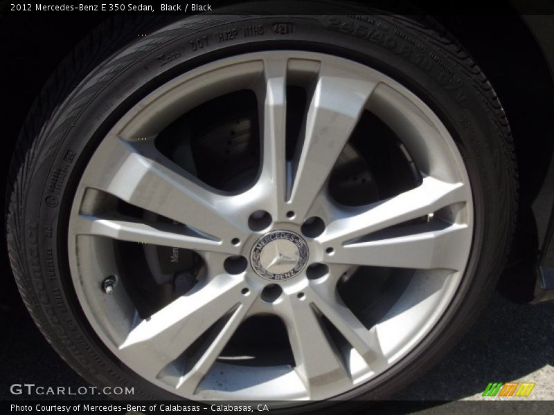Black / Black 2012 Mercedes-Benz E 350 Sedan
