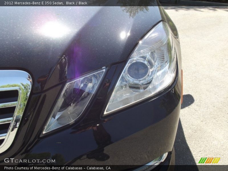 Black / Black 2012 Mercedes-Benz E 350 Sedan