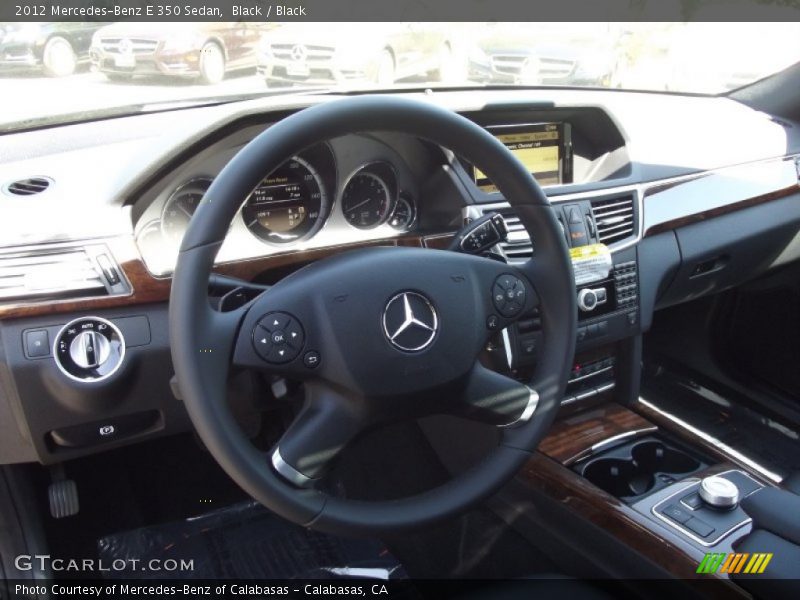 Black / Black 2012 Mercedes-Benz E 350 Sedan