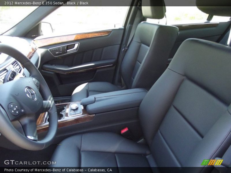 Black / Black 2012 Mercedes-Benz E 350 Sedan