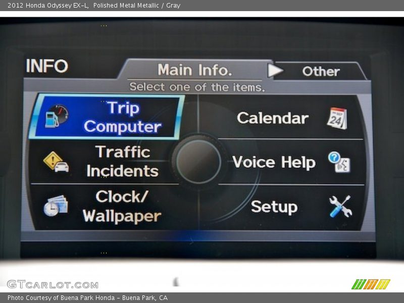 Polished Metal Metallic / Gray 2012 Honda Odyssey EX-L