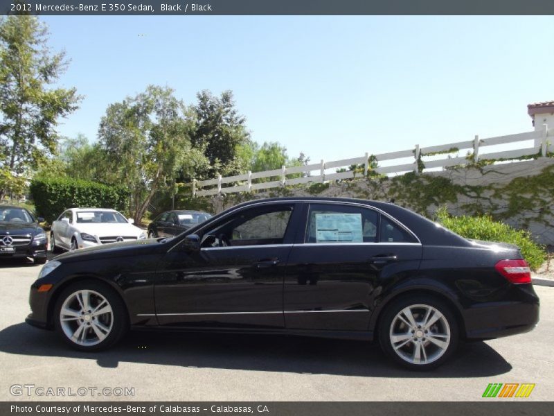 Black / Black 2012 Mercedes-Benz E 350 Sedan