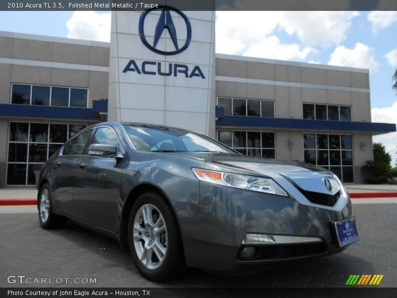 Polished Metal Metallic / Taupe 2010 Acura TL 3.5