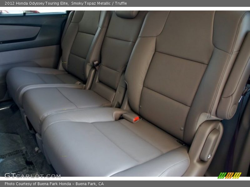 Smoky Topaz Metallic / Truffle 2012 Honda Odyssey Touring Elite