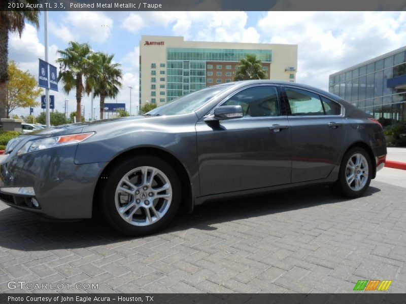 Polished Metal Metallic / Taupe 2010 Acura TL 3.5
