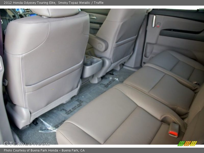 Smoky Topaz Metallic / Truffle 2012 Honda Odyssey Touring Elite