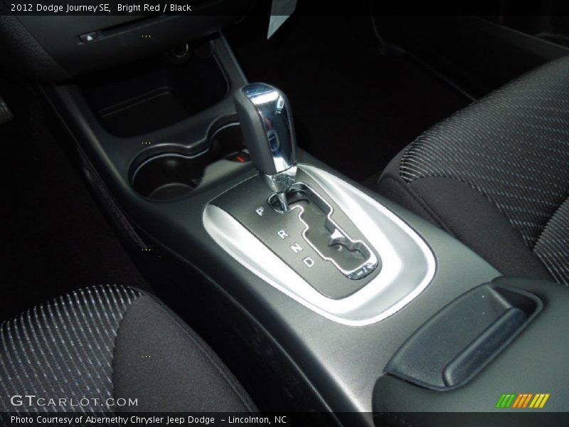 Bright Red / Black 2012 Dodge Journey SE