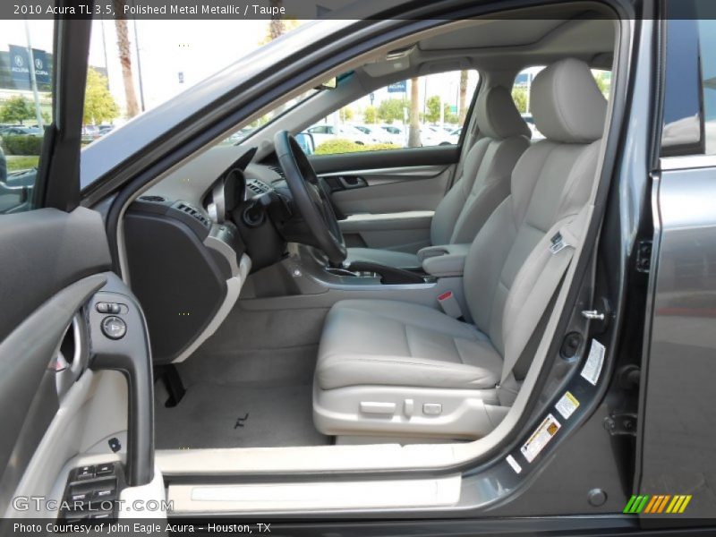 Polished Metal Metallic / Taupe 2010 Acura TL 3.5