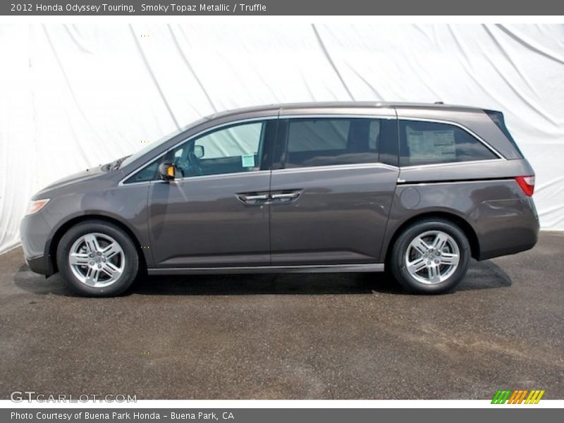 Smoky Topaz Metallic / Truffle 2012 Honda Odyssey Touring