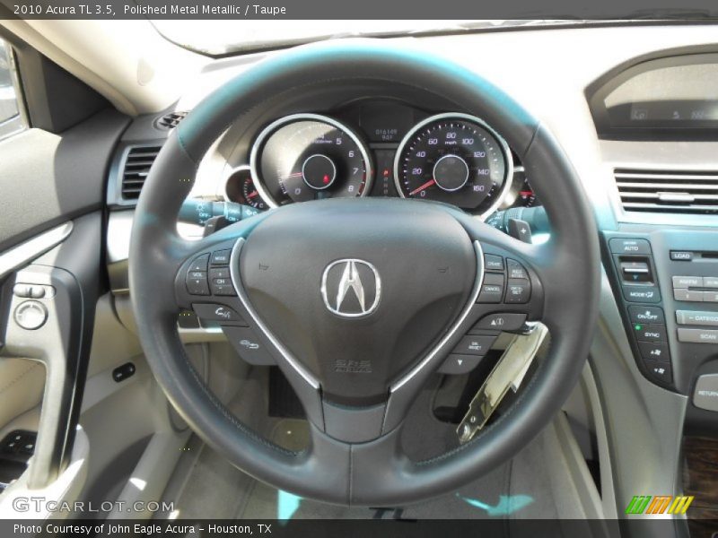 Polished Metal Metallic / Taupe 2010 Acura TL 3.5