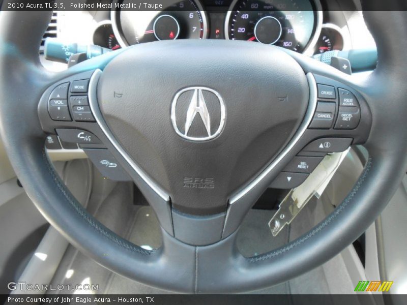 Polished Metal Metallic / Taupe 2010 Acura TL 3.5