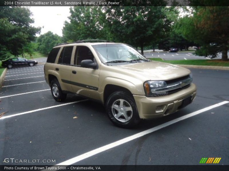 Sandstone Metallic / Dark Pewter 2004 Chevrolet TrailBlazer LS 4x4