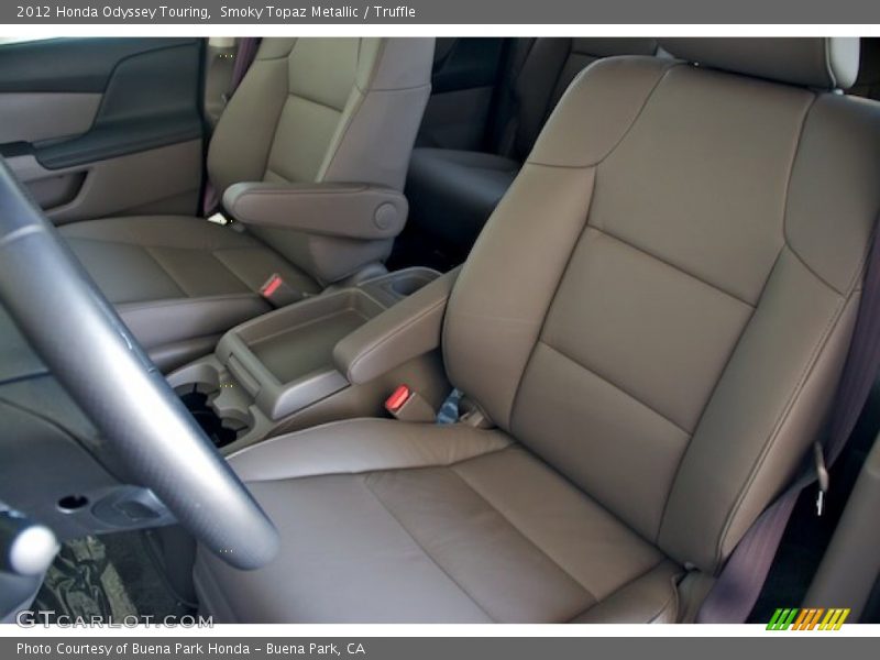 Smoky Topaz Metallic / Truffle 2012 Honda Odyssey Touring