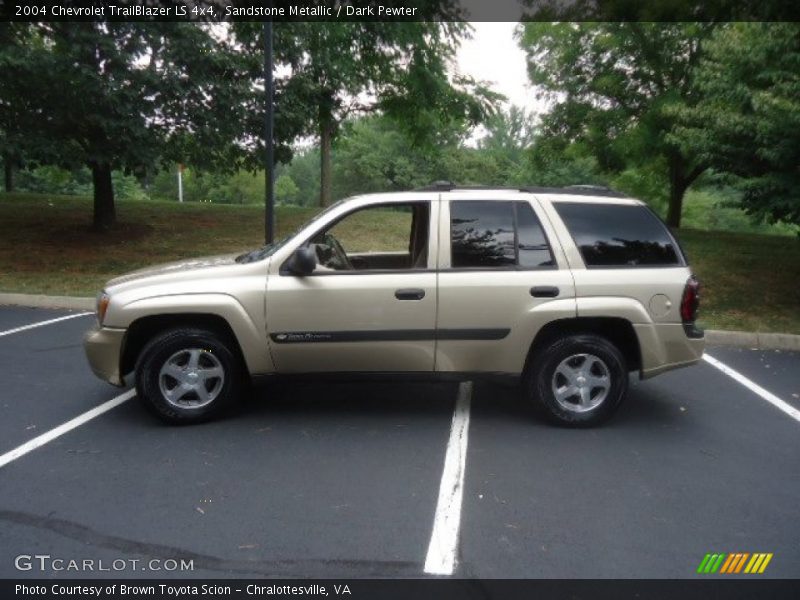 Sandstone Metallic / Dark Pewter 2004 Chevrolet TrailBlazer LS 4x4