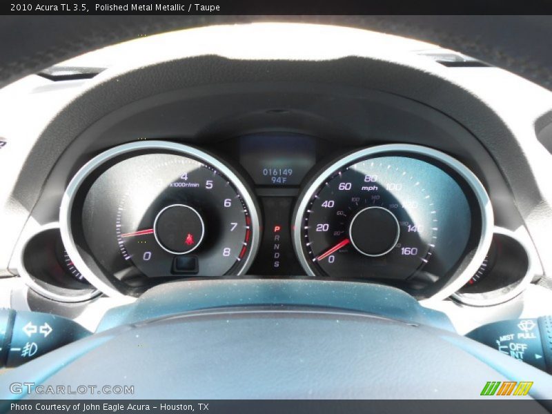 Polished Metal Metallic / Taupe 2010 Acura TL 3.5