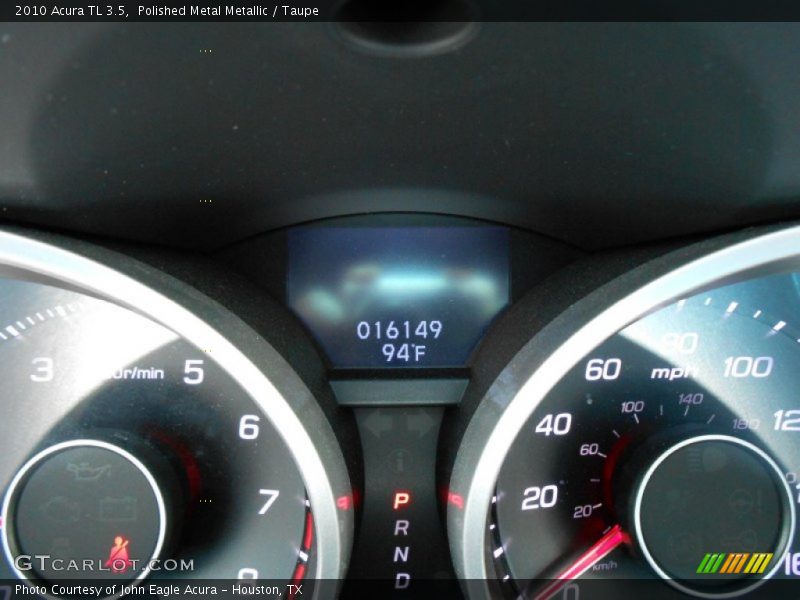 Polished Metal Metallic / Taupe 2010 Acura TL 3.5