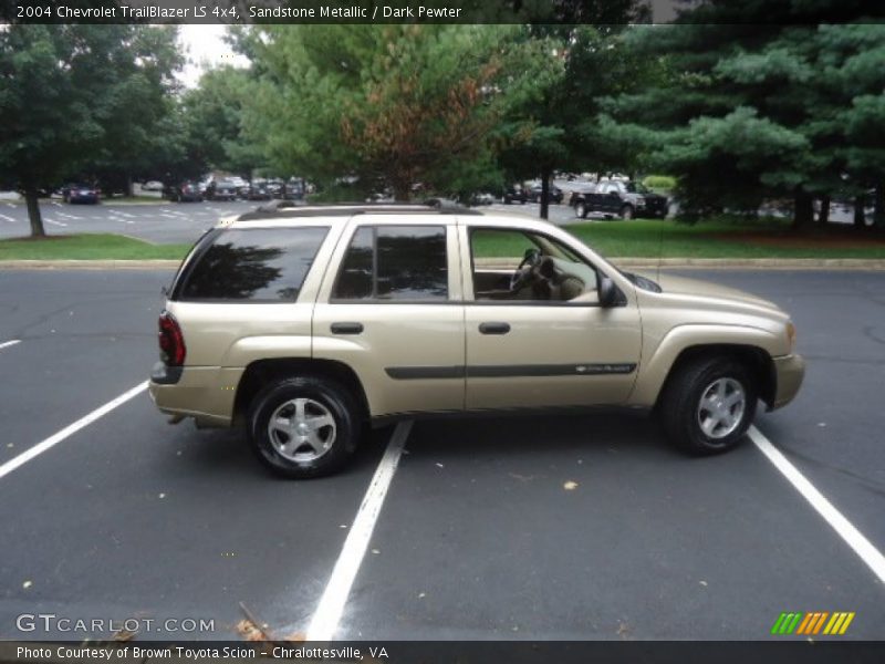 Sandstone Metallic / Dark Pewter 2004 Chevrolet TrailBlazer LS 4x4