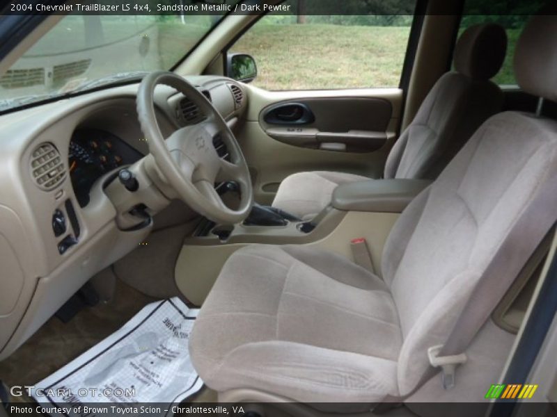 Sandstone Metallic / Dark Pewter 2004 Chevrolet TrailBlazer LS 4x4