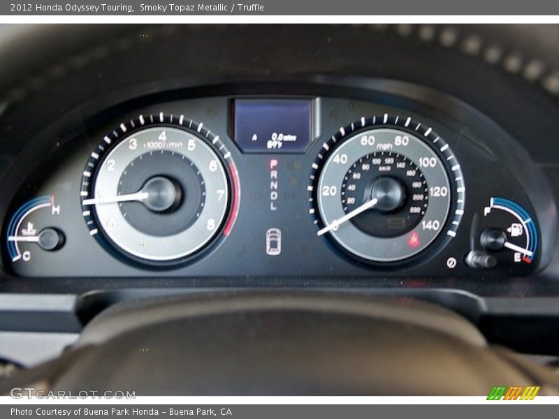 Smoky Topaz Metallic / Truffle 2012 Honda Odyssey Touring