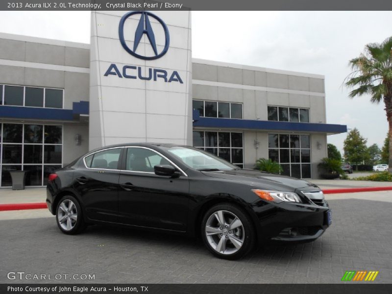 Crystal Black Pearl / Ebony 2013 Acura ILX 2.0L Technology