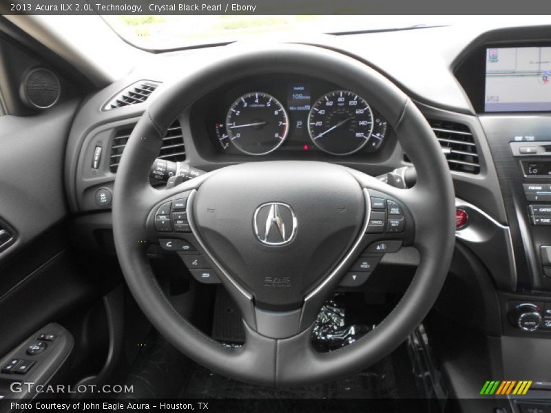 Crystal Black Pearl / Ebony 2013 Acura ILX 2.0L Technology