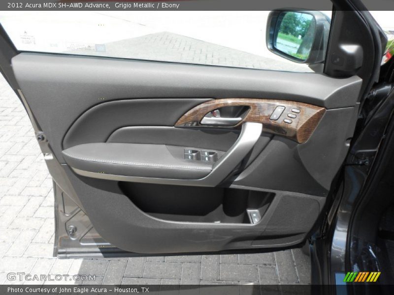 Grigio Metallic / Ebony 2012 Acura MDX SH-AWD Advance