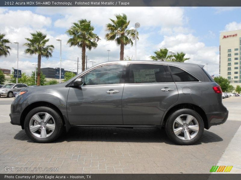 Polished Metal Metallic / Taupe 2012 Acura MDX SH-AWD Technology