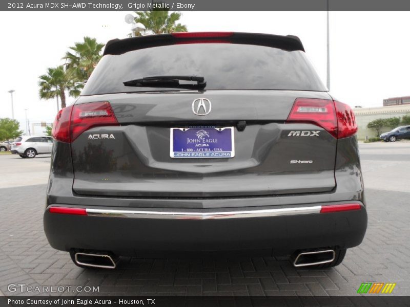 Grigio Metallic / Ebony 2012 Acura MDX SH-AWD Technology